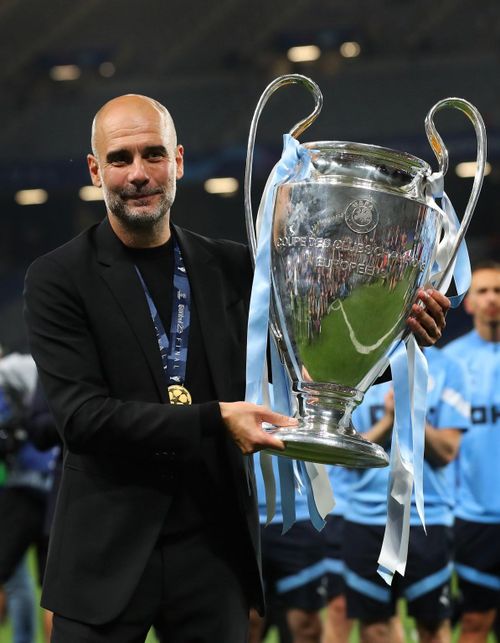 Thành công lớn nhất của Pep ở Man City là chức vô địch Champions League năm 2023 - Ảnh: SunSport
