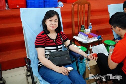 Chị Võ Thị Thanh Thủy nhiều năm gắn bó với hành trình hiến máu cứu người bằng nghĩa cử thầm lặng.