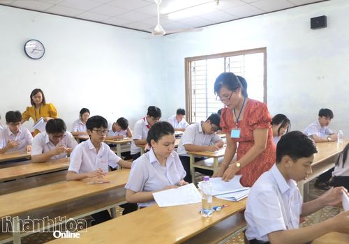 Học sinh dự thi vào lớp 10 năm học 2025 - 2026.