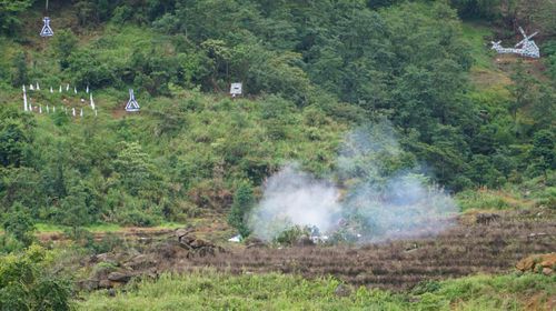 Diễn tập thực binh bắn chiến đấu.