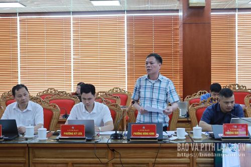 Lãnh đạo phường Đông Kinh chia sẻ kinh nghiệm trong công tác GPMB trên địa bàn