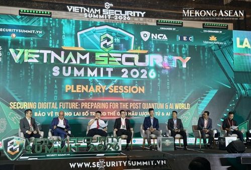 Vietnam Security Summit năm 2026 tổ chức với chủ đề "Bảo vệ tương lai số trong thế giới hậu lượng tử và trí tuệ nhân tạo". Ảnh: Hà Anh/Mekong ASEAN.