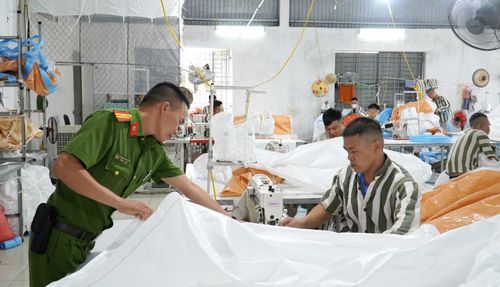 Công tác hướng nghiệp, dạy nghề cho phạm nhân trong quá trình cải tạo trong trại giam cũng được đơn vị chú trọng.