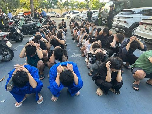 Cơ quan Công an đã bắt giữ 140 đối tượng liên quan. Ảnh: Cơ quan công an