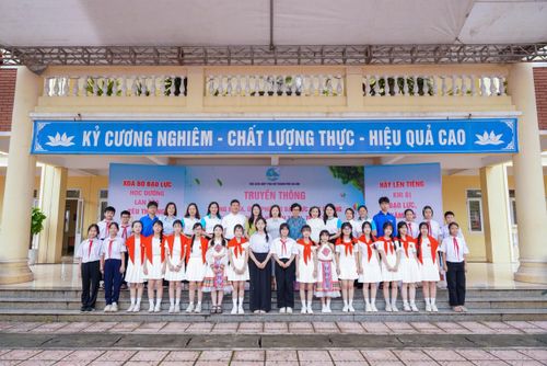Việc tổ chức chương trình truyền thông giúp học sinh nhận diện đúng về bạo lực học đường, trang bị kỹ năng tự bảo vệ bản thân. Ảnh: HN