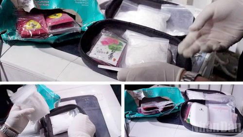 Tang vật lực lượng chức năng thu giữ trong chuyên án. (Ảnh: Công an tỉnh Lâm Đồng).