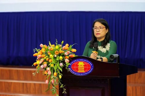 GS.TS Ngô Thị Phương Lan - Hiệu trưởng Trường Đại học Khoa học Xã hội và Nhân văn (Đại học Quốc gia TPHCM). Ảnh: Lý Nguyên.