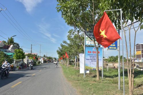 Công trình đường cờ Tổ quốc tại xã Ba Chúc vừa khánh thành, dài gần 3km.