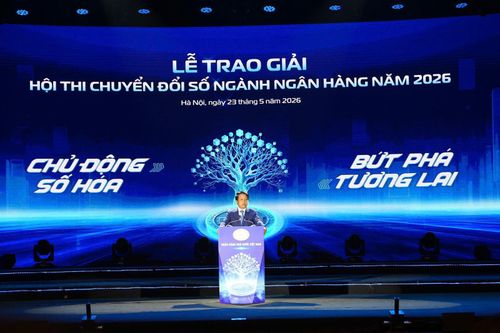 Ông Phạm Tiến Dũng, Phó Thống đốc NHNN, Chủ tịch Công đoàn Ngân hàng Việt Nam, Trưởng ban tổ chức Hội thi phát biểu tổng kết Hội thi diễn ra sáng 23/5.