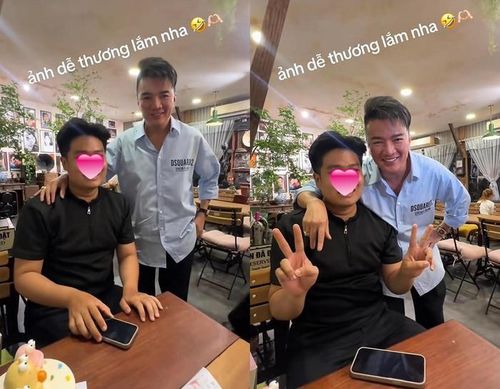 Đàm Vĩnh Hưng thân thiện chúc mừng sinh nhật một người lạ. Khoảnh khắc này hiện thu hút hơn 1,4 triệu lượt xem. (Ảnh chụp màn hình từ TikTok @tyquocvn)