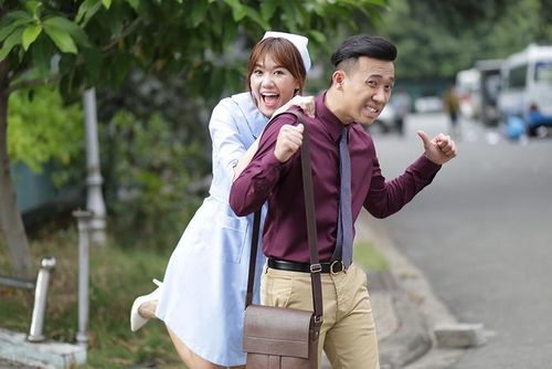 Trấn Thành và Hari Won từng đóng cặp cùng nhau trong phim điện ảnh Bệnh Viện Ma, ra mắt năm 2016.