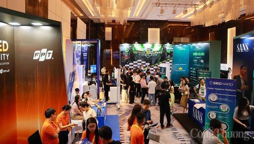 Các doanh nghiệp công nghệ hàng đầu trong và ngoài nước trưng bày công nghệ, giải pháp an ninh mạng tiên tiến nhất tại Vietnam Security Summit 2026