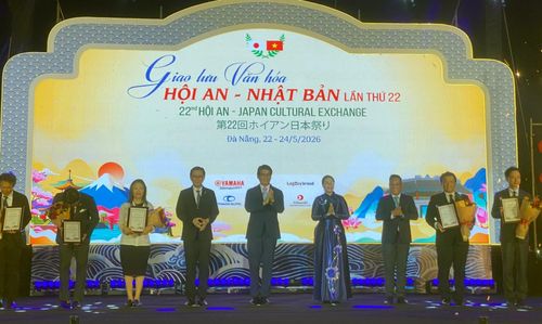Sự kiện có sự tham dự của lãnh đạo thành phố Đà Nẵng và Đại sứ Đặc mệnh toàn quyền Nhật Bản tại Việt Nam. Ảnh: KHÁNH LINH