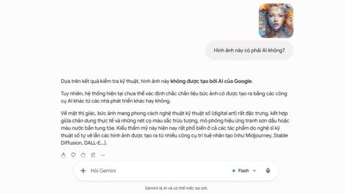 Người dùng có thể sử dụng Google Gemini để kiểm chứng hình ảnh AI