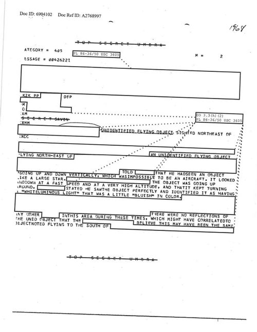 Hồ sơ quan đến UFO được Disclosure Foundation công bố.