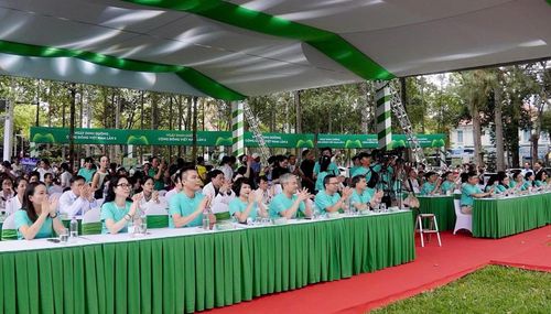 Các đại biểu dự Ngày Dinh dưỡng cộng đồng Việt Nam lần thứ 6. Ảnh: K.A.