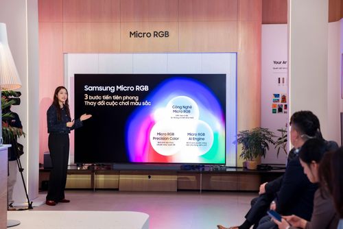  Năm nay, dòng sản phẩm Micro RGB được hãng Hàn Quốc định vị ở vị thế cao nhất. 