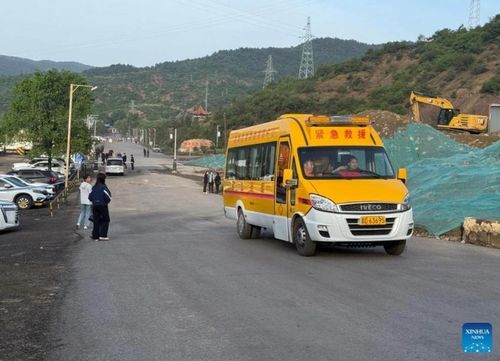 Hiện trường vụ nổ mỏ than Lưu Thần Dụ ở Sơn Tây, Trung Quốc.