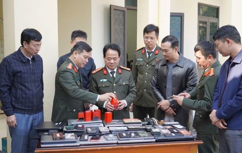Tang vật thu giữ trong vụ án Tập đoàn Xintel.