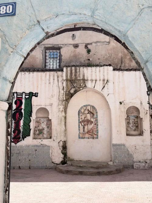 Một ngôi nhà nhỏ đong đầy lịch sử tại khu phố cổ Casbah. (Ảnh: Đặng Huế/Vietnam+)