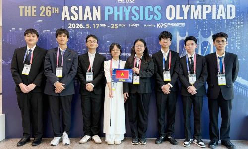  Đội tuyển Việt Nam tham dự APhO 2026 tại Hàn Quốc. 