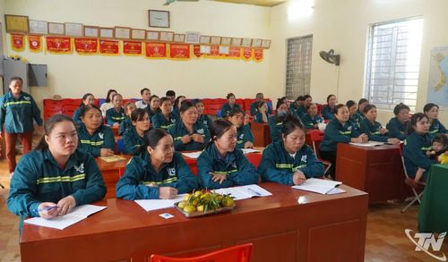 Các lớp đào tạo nghề cho lao động nông thôn góp phần nâng cao tay nghề, tạo việc làm và tăng thu nhập cho người dân.