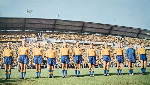 Đội tuyển Thụy Điển - chủ nhà của kỳ World Cup 1958
