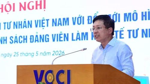 Chủ tịch VCCI Hồ Sỹ Hùng phát biểu tại hội nghị.