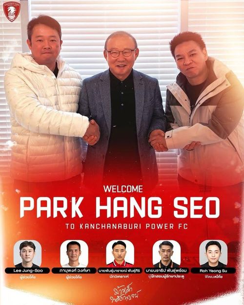 HLV Park Hang Seo đã chính thức có công việc mới khi nhận lời đến đội hạng hai của Thái Lan. Ảnh: FBNV