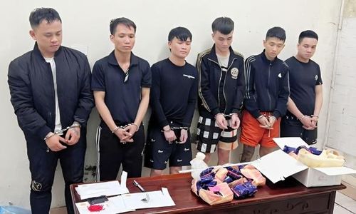 Các đối tượng trong vụ án mua bán, tàng trữ 2,7 kg ma túy tại phường Võ Cường.