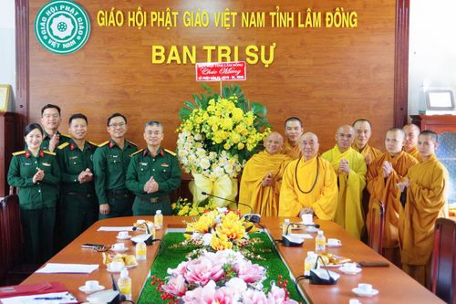 Ban Trị sự Giáo hội Phật giáo tỉnh và lực lượng vũ trang tỉnh luôn gắn bó chặt chẽ, đồng hành vì sự phát triển chung của tỉnh