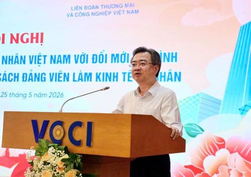 Trưởng Ban Chính sách, chiến lược Trung ương Nguyễn Thanh Nghị phát biểu tại Hội nghị. Ảnh: D.T