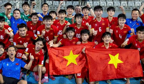 U17 Việt Nam giành tấm vé tham dự U17 World Cup lần đầu tiên trong lịch sử. (Nguồn: VFF)