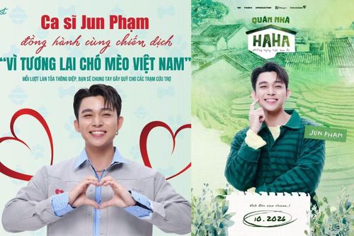 Dù bận rộn với công việc, Jun Phạm luôn dành một "khoảng trời riêng" trao yêu thương đến mọi người.