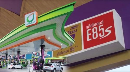  Xăng E85 bắt đầu được phổ biến tại Thái Lan. Ảnh: Bangchak. 