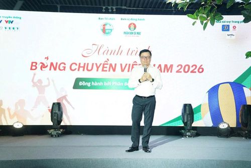 Ông Lê Quốc Minh - Tổng Biên tập Báo Nhân Dân phát biểu tại sự kiện