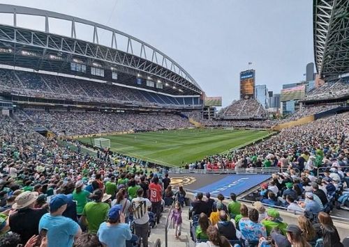 Sân vận động Seattle trong trận đấu thuộc khuôn khổ FIFA Club World Cup 2025 giữa Seattle Sounders FC và Atlético Madrid
