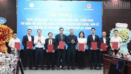 Trao Thỏa thuận hợp tác Kế hoạch phối hợp, triển khai thí điểm...