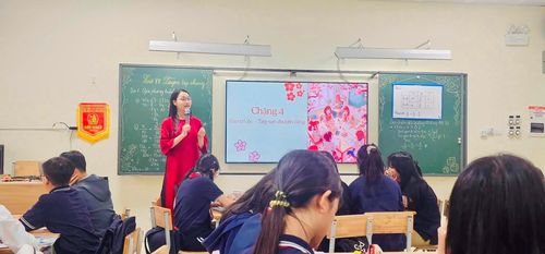 Giáo viên trường THCS Thái Thịnh, phường Đống Đa, Hà Nội. Ảnh minh họa: Trường THCS Thái Thịnh.