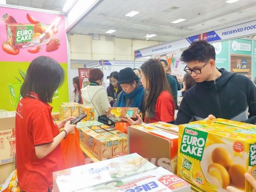Đa dạng sản phẩm được trưng bày tại Tuần lễ sản phẩm Thái Lan 2026. Ảnh: Uyên Hương/Bnews/vnanet.vn