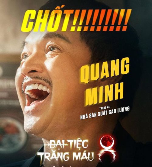 Quang Minh được đánh giá cao nhờ kinh nghiệm và khả năng diễn xuất bền bỉ qua nhiều năm làm nghề trong Đại Tiệc Trăng Máu 8. Ảnh: FBNV