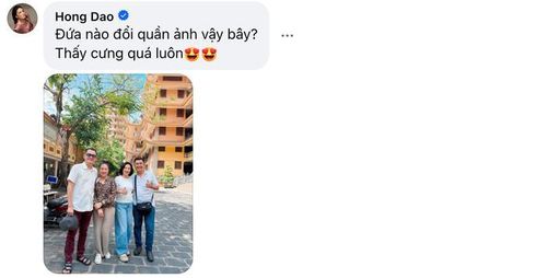 Phản ứng của nghệ sĩ Hồng Đào ngay lập tức thu hút sự chú ý từ công chúng (Ảnh: Chụp màn hình).