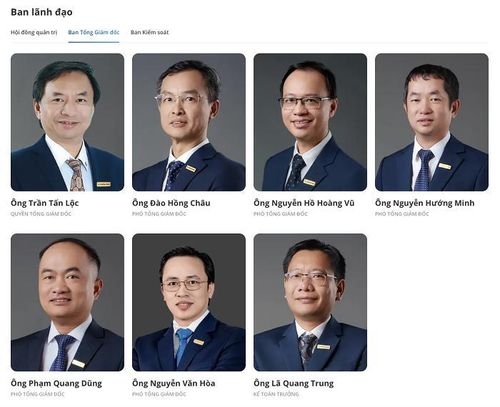 Ban lãnh đạo của Eximbank trước khi 3 Phó Tổng giám đốc xin từ nhiệm. Ảnh: Eximbank.