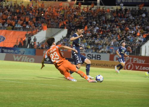 SHB Đà Nẵng đứng trước cơ hội để trụ hạng tại V-League 2025 - 2026. Ảnh: NGUYÊN KHANG