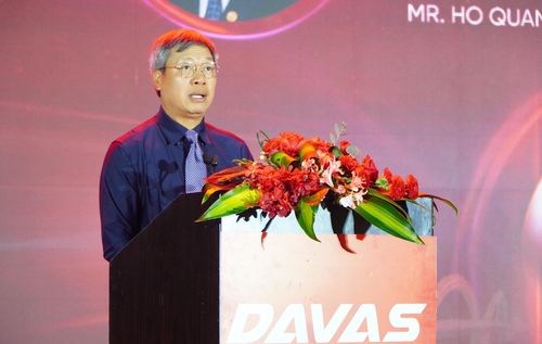 Phó Chủ tịch UBND thành phố Hồ Quang Bửu phát biểu khai mạc DAVAS 2026. Ảnh: VINH ANH