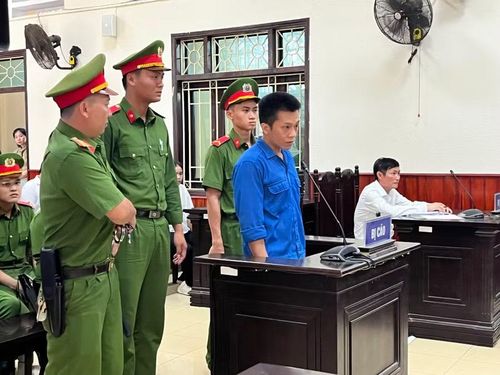  Bị cáo Phạm Anh Tài tại phiên xét xử. Ảnh: Ngọc Luận 