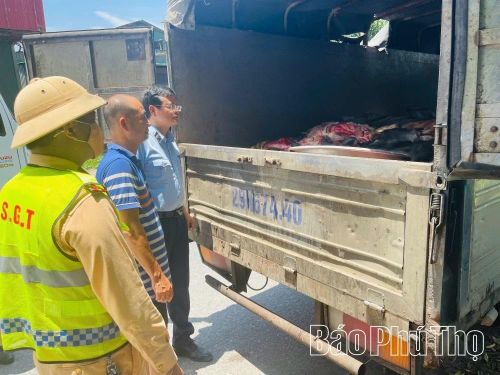 Đội Quản lý thị trường số 15 phối hợp với các lực lượng phát hiện, xử lý và buộc tiêu hủy trên 4 tấn sản phẩm động vật không đảm bảo vệ sinh thú y.
