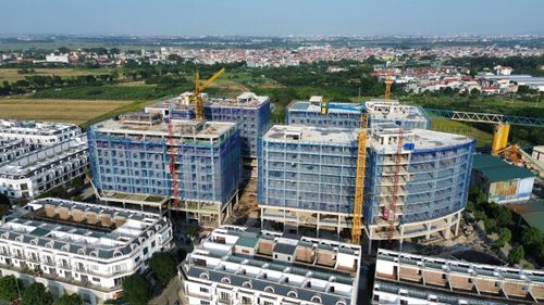 Khu nhà ở xã hội tại xã Đông Anh. Ảnh: Quang Thái