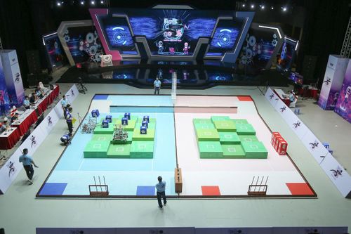 Các đội tuyển thi đấu ở vòng sơ loại. Ảnh: VTV