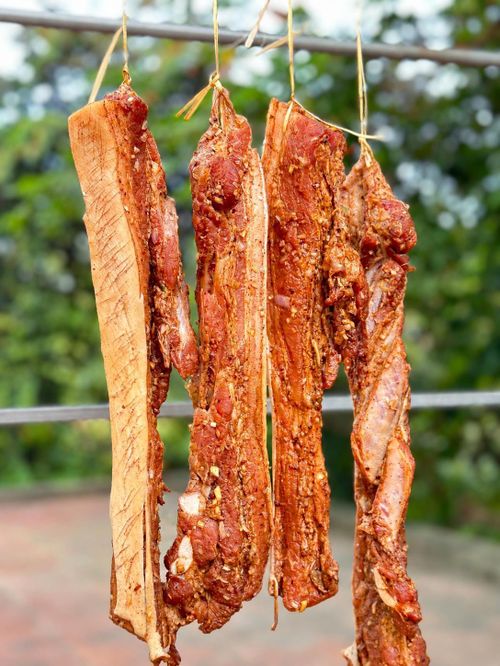  Món thịt lợn phơi chị Thư làm mùa hè năm 2025. 